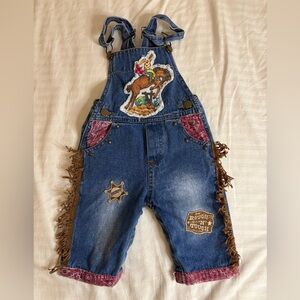Baby Boy Cowboy Denim Overalls